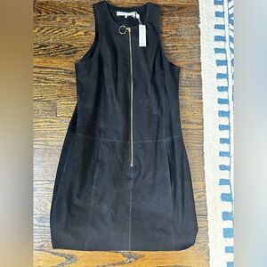 Trina Turk suede leather dress size 6